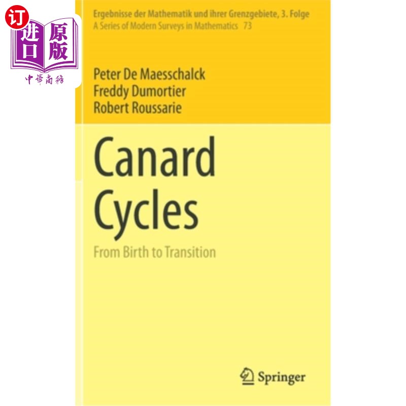 海外直订Canard Cycles: From Birth to Transition 鸭式循环:从诞生到过渡