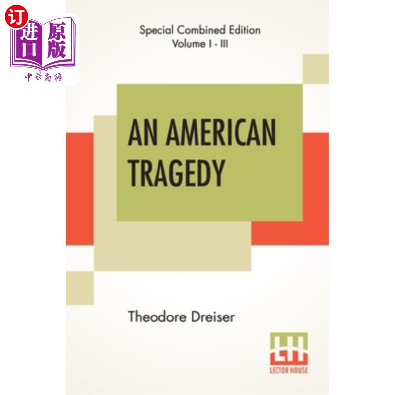 海外直订An American Tragedy (Complete) 美国悲剧(完整)