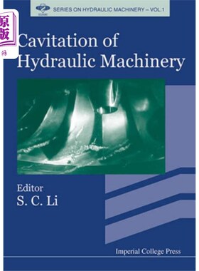 海外直订Cavitation Of Hydraulic Machinery 水力机械空化