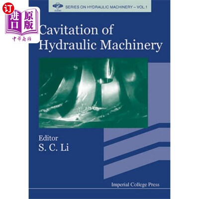 海外直订Cavitation Of Hydraulic Machinery 水力机械空化