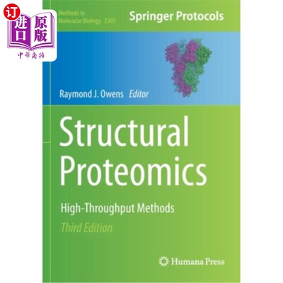 海外直订Structural Proteomics: High-Throughput Methods 结构蛋白质组学:高通量方法
