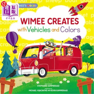 海外直订Wimee Creates with Vehicles and Colors Wimee创建车辆和颜色