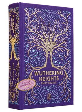 艾米莉勃朗特 呼啸山庄英文原版 海雀布纹经典 Wuthering Heights 呼啸山庄英文版呼啸山庄电影周边呼啸山庄小说原著