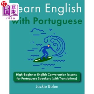 Conversation 葡萄牙语伴学英语：葡萄牙语 with for lessons Beginner High Portuguese English 海外直订Learn
