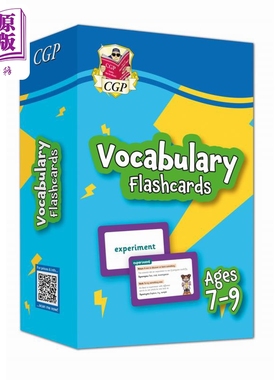 预售 Vocabulary Flashcards for Ages 7-9 7-9岁单词卡片 英文原版进口 小学教辅参考书工具书 英语单词卡片 英语学习【中商原版?
