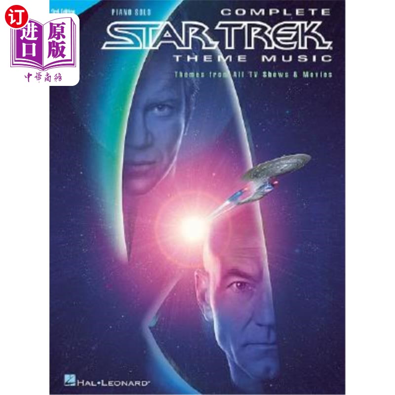 海外直订Complete Star Trek Theme Music: Piano Solo 《星际迷航》主题音乐全集:钢琴独奏