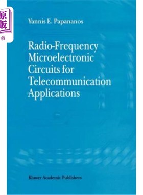海外直订Radio-Frequency Microelectronic Circuits for Telecommunication Applications 电信应用的射频微电子电路