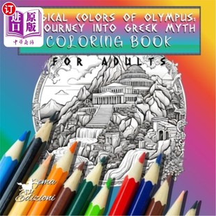 海外直订Magical Colors of Olympus: A Journey into Greek Myth: Explore Greek Myth Through 奥林匹斯山的神奇色彩：希腊