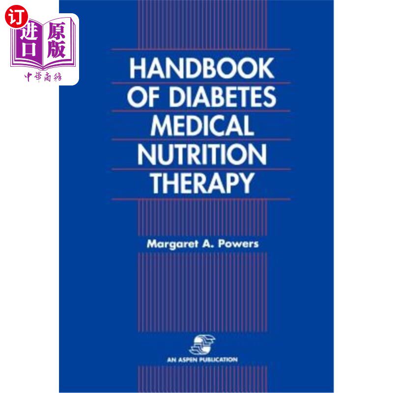 海外直订医药图书Handbook of Diabetes Medical Nutrition Therapy 2e 糖尿病医学营养治疗手册2e
