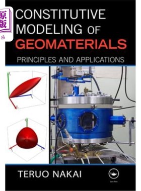 海外直订Constitutive Modeling of Geomaterials: Principles and Applications 岩土本构模型：原理与应用