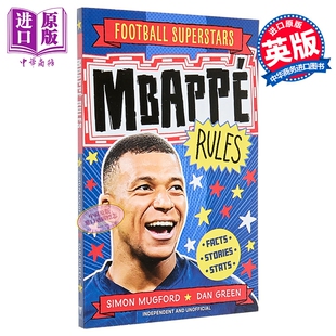 足球明星传 基利安·姆巴佩 Football Superstars Mbappe Rules 英文原版 进口童书 励志故事 小球迷读物 球星传【中商原版】
