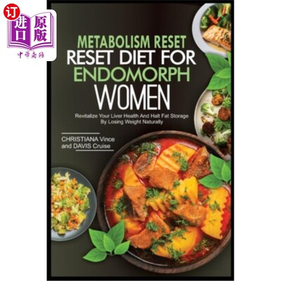 海外直订医药图书Metabolism Reset Diet for Endomorph Women: Revitalize Your Liver Health And Halt 新陈代谢重置饮食为