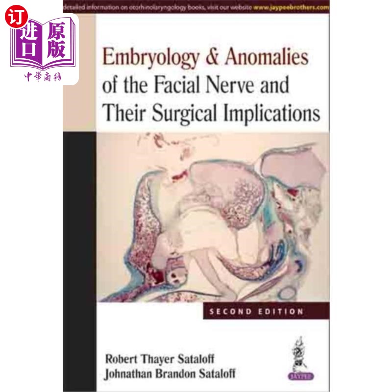 海外直订医药图书Embryology& Anomalies of the Facial Nerve and T...面神经的胚胎学和异常及其外科意义