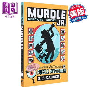 谜团谜题系列 妙探寻凶 青少年版2 英文原版 美版平装 Murdle Junior 2 逻辑谜题 每天破一起谋杀案 数独推理游戏书 GT卡伯