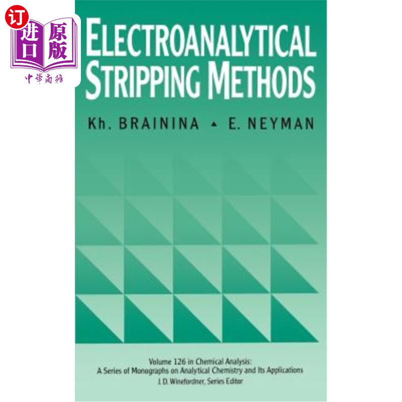 海外直订Electroanalytical Stripping Methods 电分析汽提法
