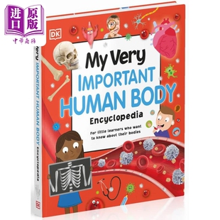DK重点小百科：人体 Body 英文原版 中商原版 Important 百科知识图书 Very Human 进口儿童科普绘本 Encyclopedia