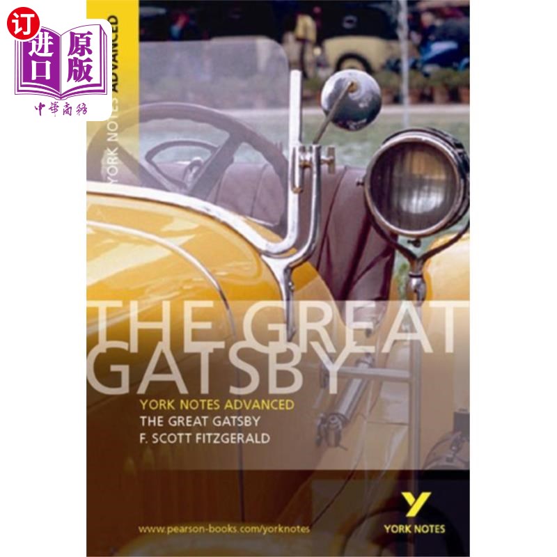 海外直订Great Gatsby: York Notes Advanced 伟大的盖茨比:约克笔记