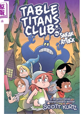 预售 桌游之神俱乐部2 英文原版 Table Titans Club Sneak Attack Scott Kurtz【中商原版】