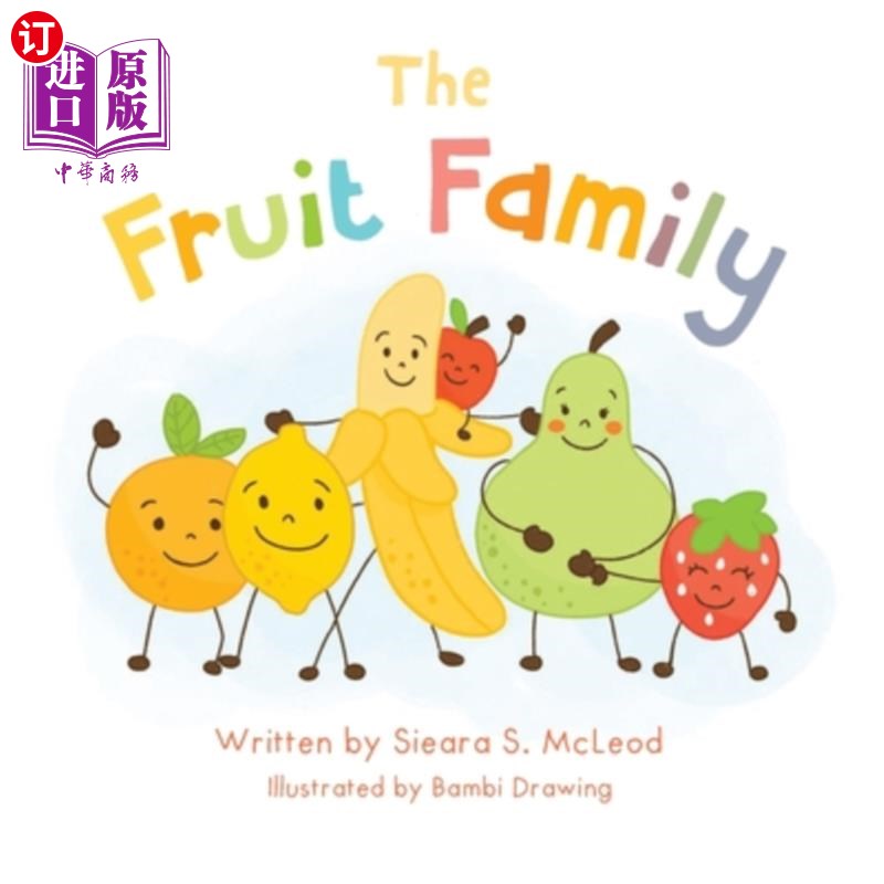 海外直订the fruit family 水果家族
