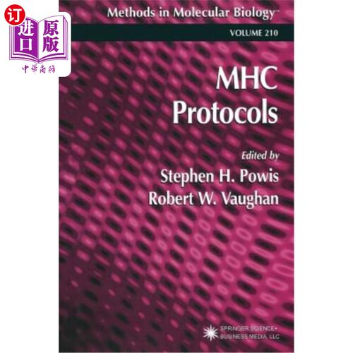 海外直订医药图书Mhc Protocols Mhc协议