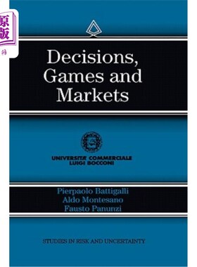 海外直订Decisions, Games and Markets 决策、游戏和市场