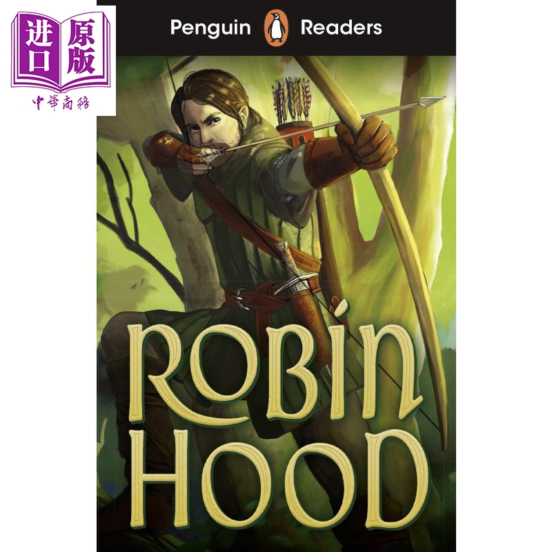 Penguin Readers Starter Level: Robin Hood 企鹅分级文学经典入门级 罗宾汉 ELT儿童分级阅读读物 插图故事书【中商原版】