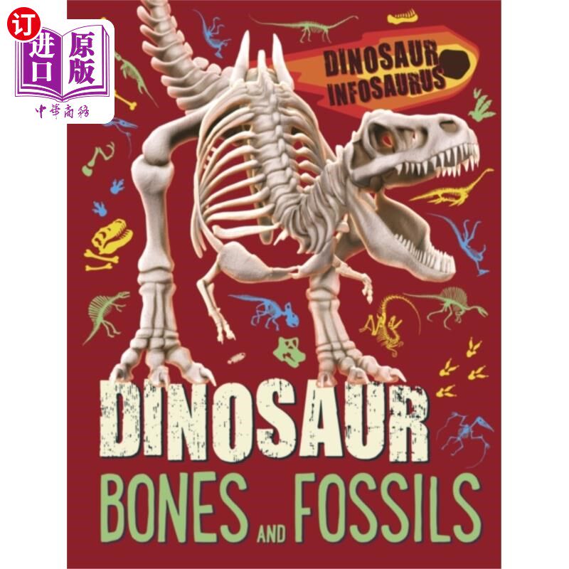 海外直订Dinosaur Infosaurus: Dinosaur Bones and Fossils 翼龙:恐龙骨骼和化石