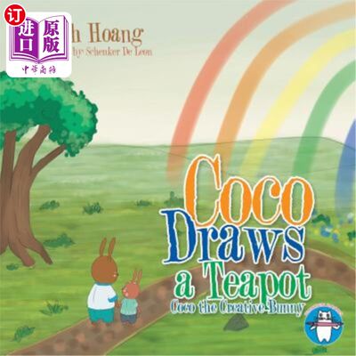 海外直订Coco Draws a Teapot: Coco the Creative Bunny 可可画茶壶：可可创意兔