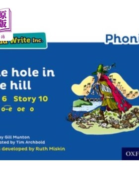 海外直订Read Write Inc. Phonics: Blue Set 6 Storybook 10... Read Write公司自然拼读:蓝色套装6故事书10山中的洞