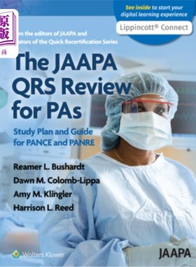 海外直订医药图书The Jaapa Qrs Review for Pas: Study Plan and Guide for Pance and Panre 对Pas的Jaapa Qrs审查