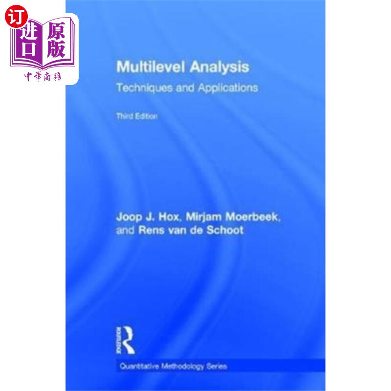 海外直订Multilevel Analysis 多层次分析