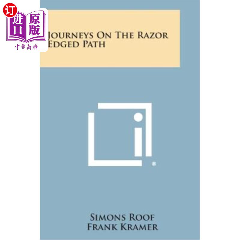 海外直订Journeys on the Razor Edged Path 在锋利的小路上旅行