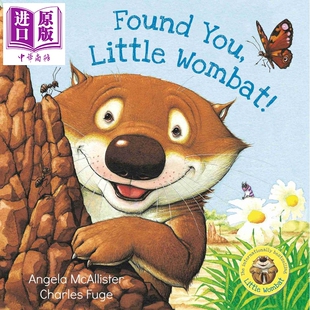 Wombat 英文原版 Found Little McAllister 现货 Angela 找到你了 You 2岁到5岁 进口原版 小袋熊 中商原版 儿童图画书
