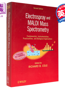 电喷雾与基质辅助激光解吸电离质谱法 第2版 Electrospray And Maldi Mass Spectrometry Richard Cole 英文原版【中商原版】