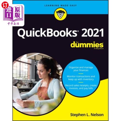 海外直订QuickBooks 2021 For Dummies 傻瓜版QuickBooks 2021