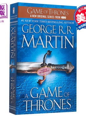 冰与火之歌 权力的游戏 卷1 英文原版小说书 英文版 A Game of Thrones 首部曲 a song of ice and fire 权力游戏英文原版书