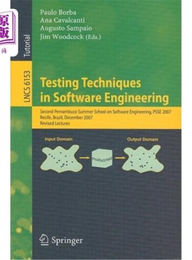 海外直订Testing Techniques in Software Engineering: Second Pernambuco Summer School on S