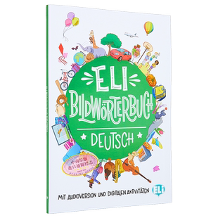 进口原版 ELI 五种语言图解词典少儿版 英语法语西班牙语德语意大利语 CEFR A1-B2 备考YLE适用 配在线电子书 含音频【中商原版】