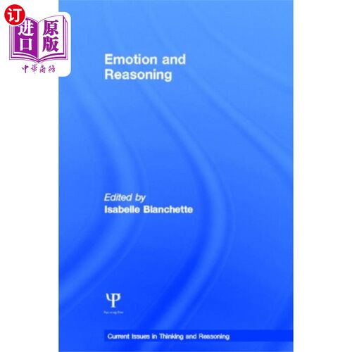 海外直订Emotion and Reasoning 情感与推理