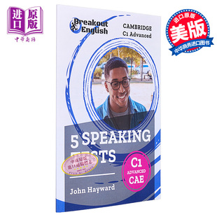 Tests 5套口语测试Cambridge 剑桥CAE考试 英文原版 中商原版 Advanced 英语自学教辅参考书 CAE 进口图书 Speaking
