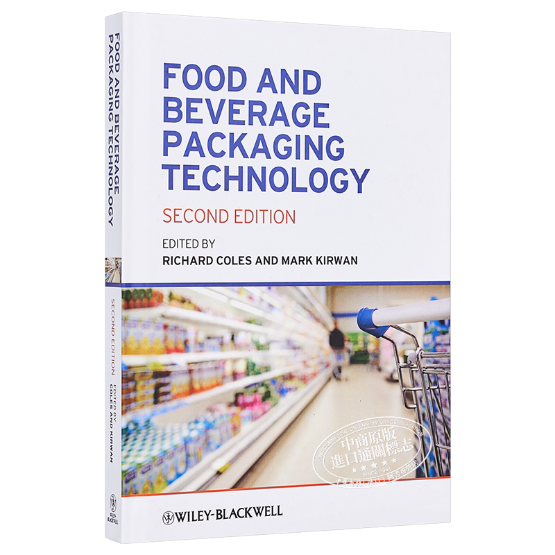 现货 食品和饮料包装技术 第2版 Food and Beverage Packaging Technology 英文原版 Richard Coles【中商原版】Wiley