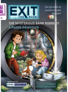 海外直订The Mysterious Bank Robbery: A Puzzle Adventure 神秘的银行抢劫：一个谜题冒险