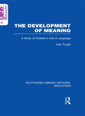 海外直订Development of Meaning (RLE Edu I) 意义的发展(RLE Edu I)