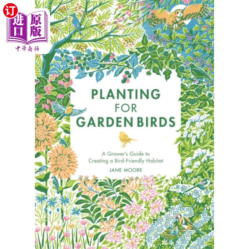 海外直订Planting for Garden Birds 种植雀鸟