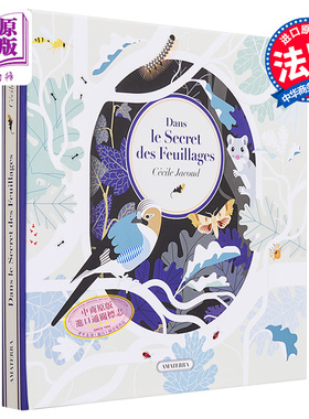 现货 树叶的秘密 法文纸雕书 Dans le secret des feuillages 法文原版 Cecile Jacoud 纸雕工艺【中商原版】