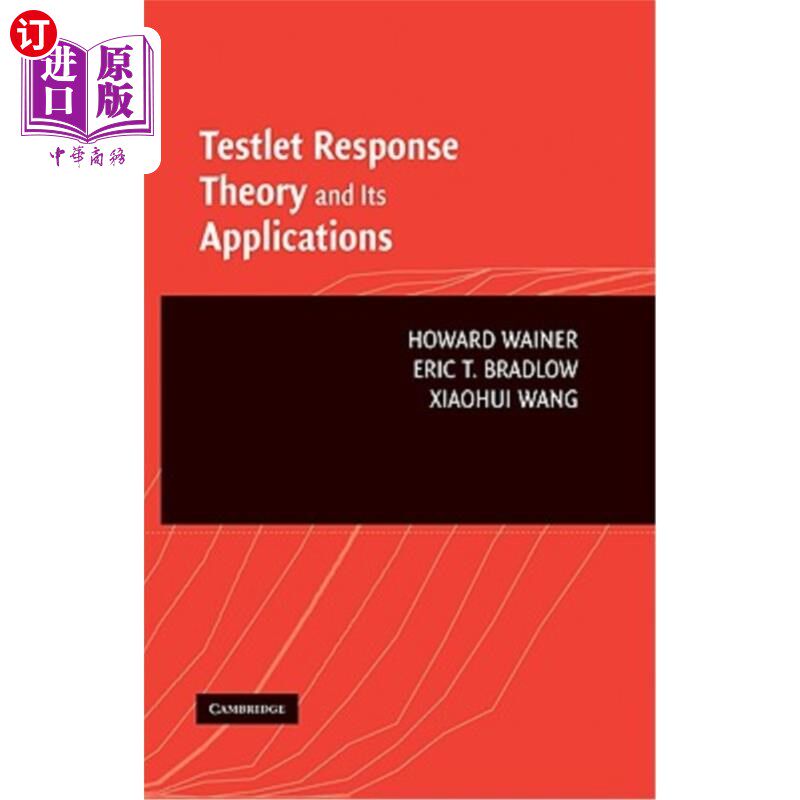 海外直订Testlet Response Theory and Its Applications 测试子响应理论及其应用