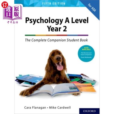 海外直订Complete Companions: AQA Psychology A Level: Yea... 完整的同伴:AQA心理学A级:二年级学生书
