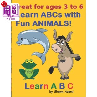 ABCs with 动物学习ABC ABC 学习ABC：用有趣 Learn ANIMALS 海外直订Learn Fun