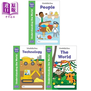英国S&S教辅 Get Set Understanding the World 幼小衔接了解世界3册 英文原版 进口图书 学龄前启蒙练习 3岁及以上 【中商原