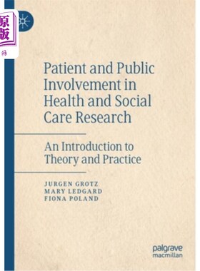 海外直订医药图书Patient and Public Involvement in Health and Social Care Research: An Introducti 健康和社会护理研究